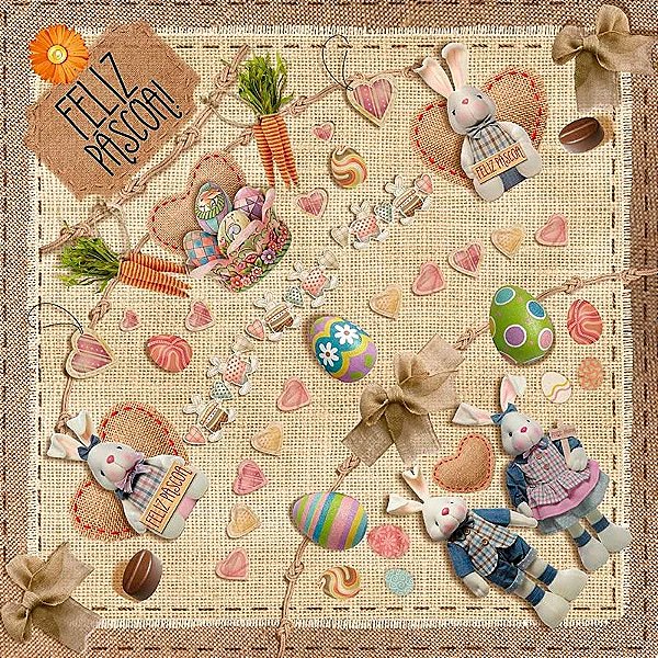 Saco Express 44x44cm para Ovos de 500g a 750g - Inspiração Rústica - 25 unidades - Cromus - Rizzo