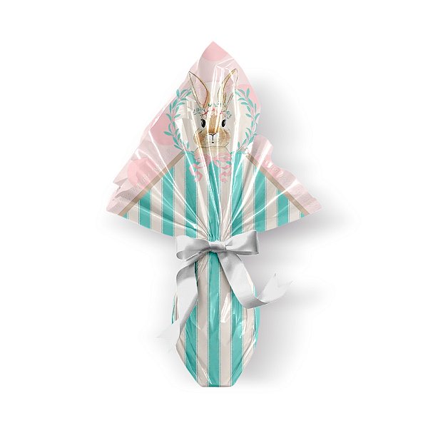 Saco Express 44x44cm para Ovos de 500g a 750g - Coelha Bella - 25 unidades - Cromus - Rizzo