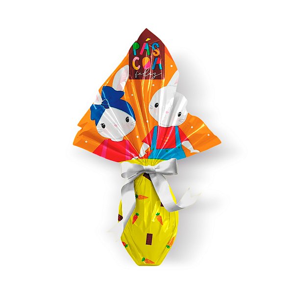 Saco Express 49x49cm para Ovos de 750g a 1kg - Brilho de Páscoa - 25 unidades - Cromus - Rizzo