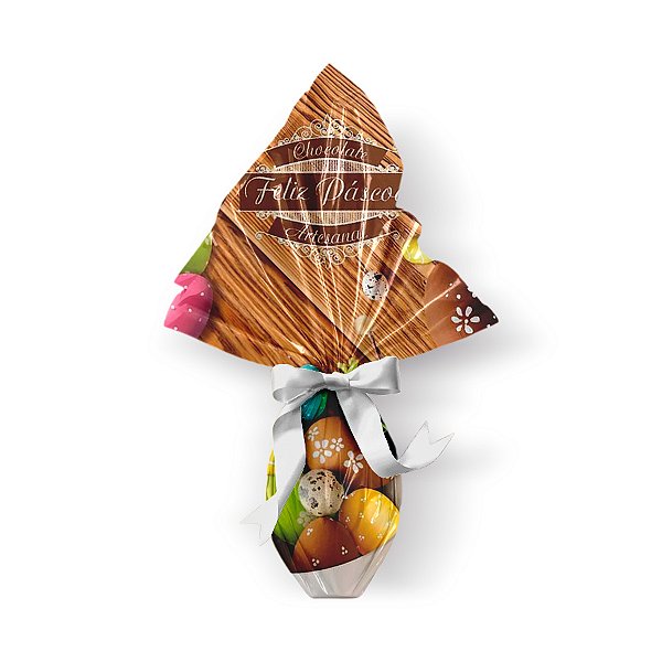 Saco Express 49x49cm para Ovos de 750g a 1kg - Artesanal - 25 unidades - Cromus - Rizzo