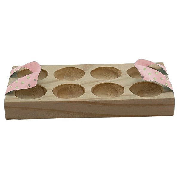 Bandeja para Doces Rosa - Páscoa - 1 unidade - Rizzo