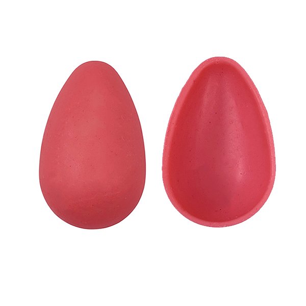 Casquinha Pronta para Ovo de Páscoa de 250g - Rosa - Chocolate Branco Melken c/ Corante - Peso 100g cada - 12 un - Rizzo