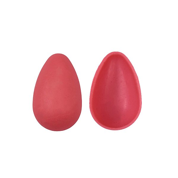 Casquinha Pronta para Ovo de Páscoa de 50g - Rosa - Chocolate Branco Melken com Corante - Peso 16g cada - 48 un - Rizzo