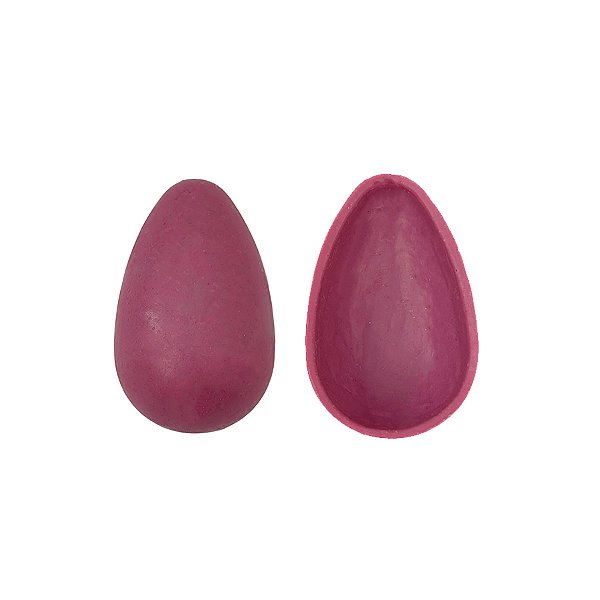 Casquinha Pronta para Ovo de Páscoa de 50g - Lilás - Chocolate Branco Melken com Corante - Peso 16g cada - 48 un - Rizzo