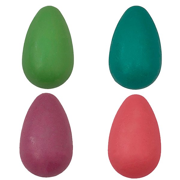 Casquinha Pronta para Ovo de Páscoa de 250g - Colors Sortido - Chocolate Branco Melken com Corante - 100g cada - 12 un