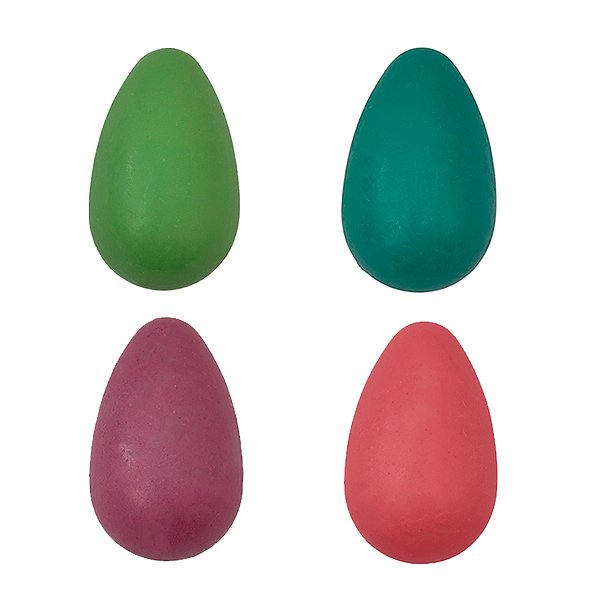 Casquinha Pronta para Ovo de Páscoa de 150g - Colors Sortido - Chocolate Branco Melken com Corante - 60g cada - 24 un