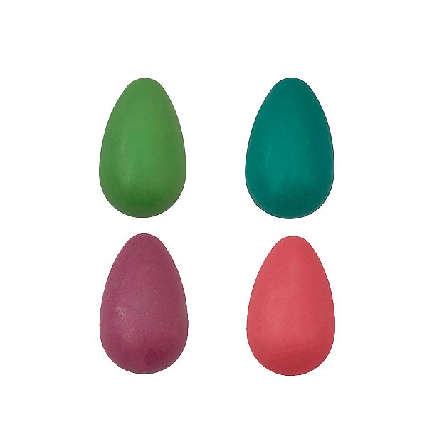 Casquinha Pronta para Ovo de Páscoa de 50g - Colors Sortido - Chocolate Branco Melken c/ Corante - Peso 16g cada - 48 un