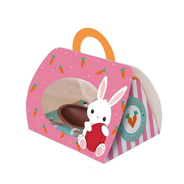 Caixa Kit Confeiteiro Maleta Coelhinho Sai da Toca Rosa 100g  - 1 unidade - Cromus - Rizzo