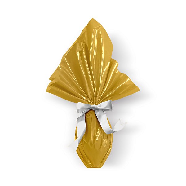 Saco Express 32x32cm para Ovos de 150g a 200g - Ouro Fosco - 25 unidades - Cromus - Rizzo