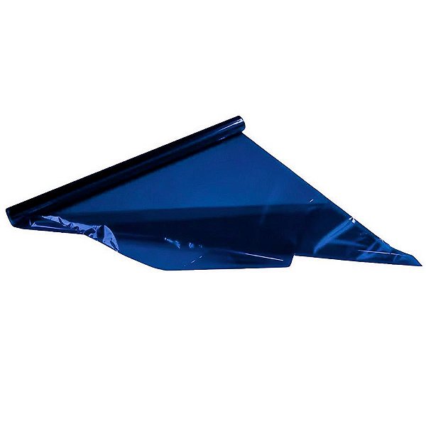 Papel Celofane Azul Escuro 1m x 85cm  - 5 unidades - Cromus - Rizzo