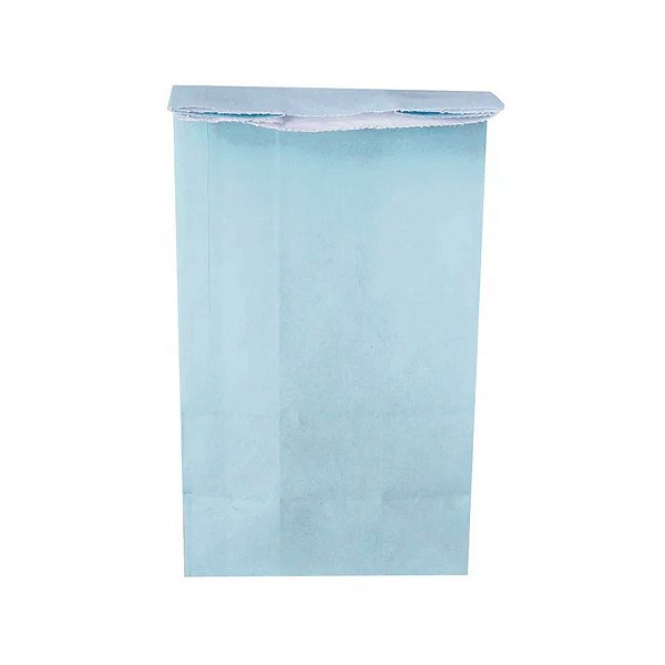 Saquinho de Papel Kraft Azul Claro - 9x18x6cm - 24 Unidades - ArtLille - Rizzo