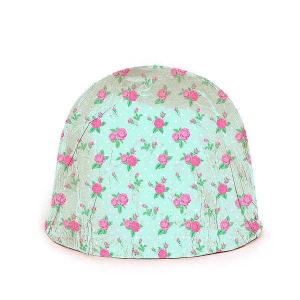 Papel Chumbo 10x9,8cm - Floreio Verde - 300 unidades - Cromus - Rizzo