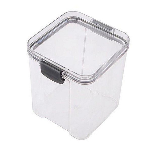 Pote de Plástico Hermetico - Trava Fácil - 900ml - 10,2 x 12 cm - 1 unidade - Clink - Rizzo
