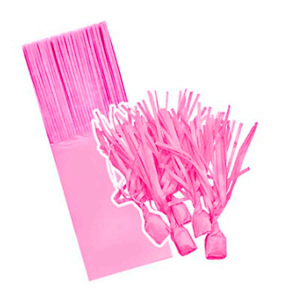 Papel para Bala de Coco - 8,5 x 21,5 cm - Rosa  - 48 unidades - CampFestas - Rizzo
