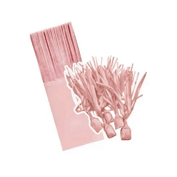 Papel para Bala de Coco - 8,5 x 21,5 cm - Palha - 48 unidades - CampFestas - Rizzo