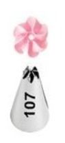 Bico para Confeitar Flor 107 Wilton Rizzo Confeitaria