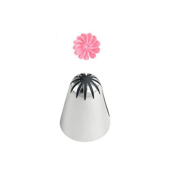 Bico para Confeitar Flor 1E - Cake Brasil Rizzo Confeitaria