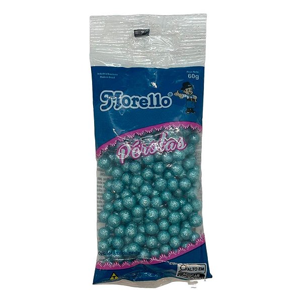 Confeito Figura Perola Azul Claro - 1 unidade - Morello - Rizzo