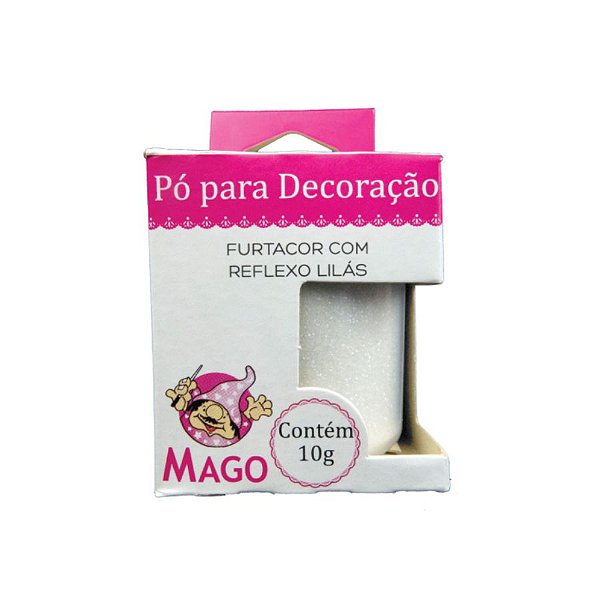 Pó para decoração furtacor com reflexo lilas 10g Mago