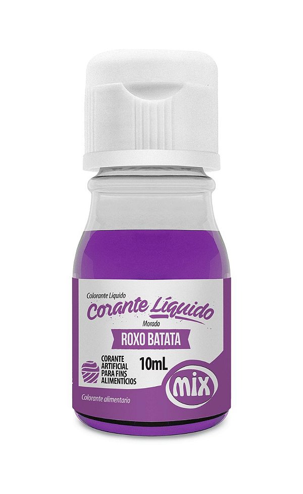 Corante Liquido Roxo Batata 10ml Mix