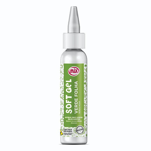 Corante Softgel Verde Folha 25g Mix