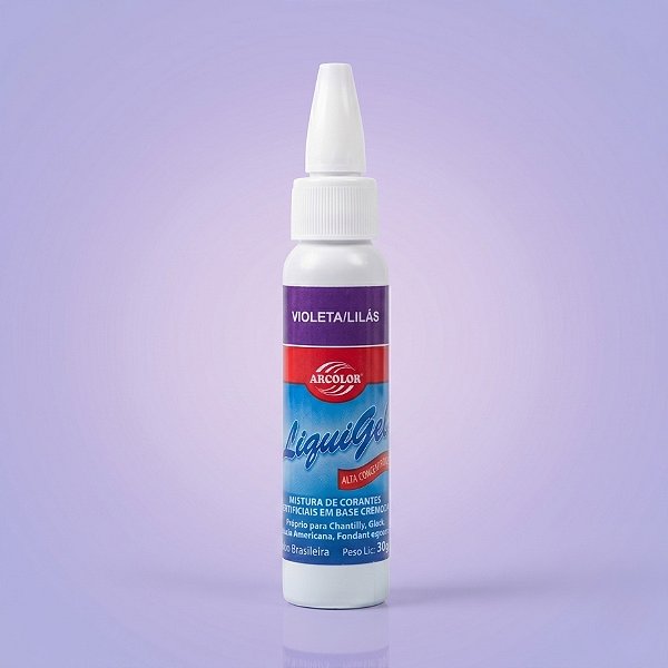 Corante Liquigel Violeta/ Lilás 30g Arcolor Confeitaria