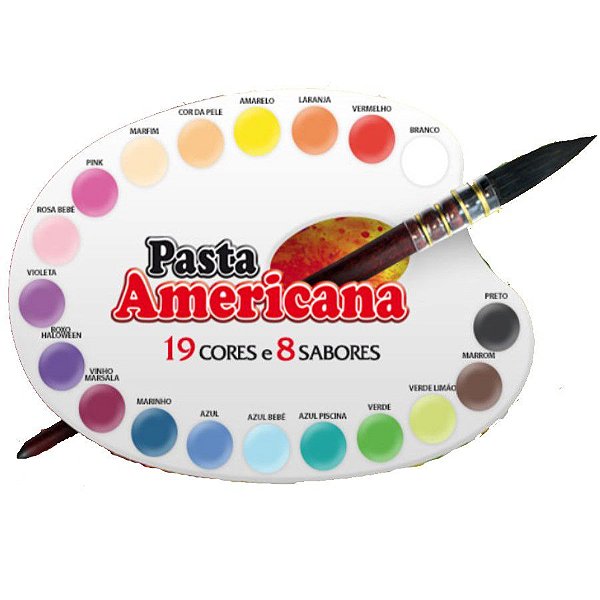 Pasta americana rosa bebe 500g Arcolor Rizzo Confeitaria Loja de Confeitaria Rizzo Confeitaria