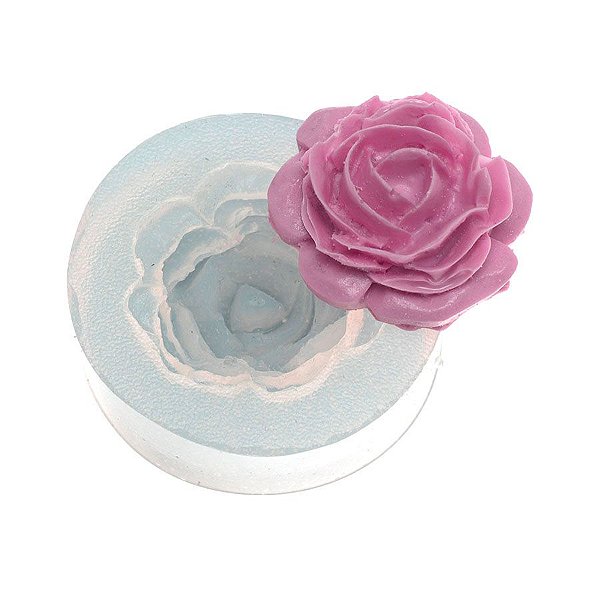 Molde de silicone Rosa Kirsten Ref. 256 Flexarte Rizzo Confeitaria