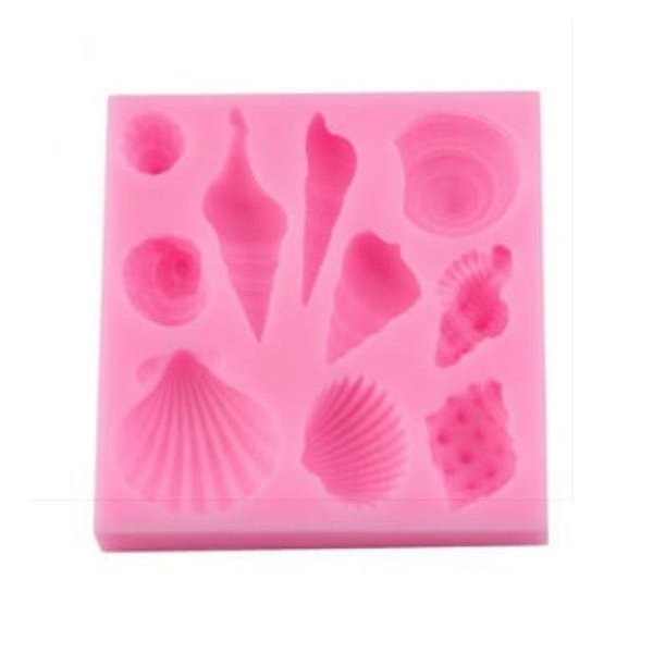 Molde de silicone Fundo do Mar S158 Molds Planet Rizzo Confeitaria