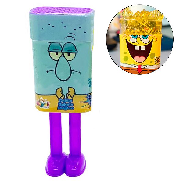 Geleia Doce Cabelo Mágico Bob Esponja - Uva - 20g - 1 unidade - Rizzo