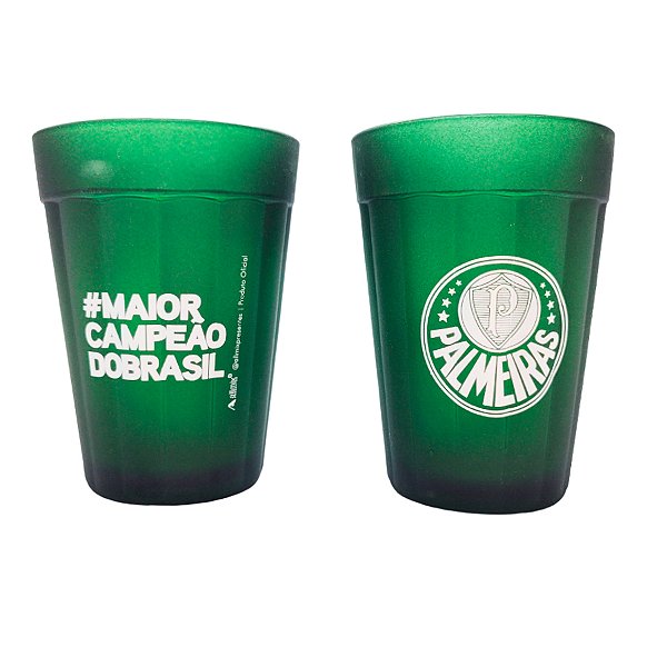 Copo Americano - Palmeiras Verde Fosco - 190ml - 2 unidades - Allmix Presentes - Rizzo