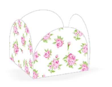 Forminha 4 Pétalas Floral Branca Cod. 48.1 com 50 un. Nc Toys