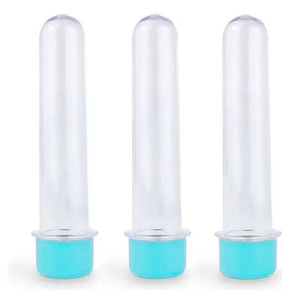 Tubete Tampa de Plástico - Tiffany - 13 cm - 10 unidades - Rizzo