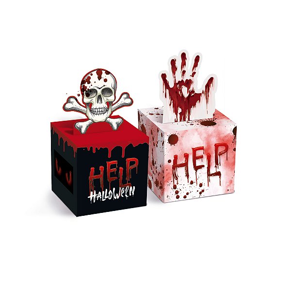 Caixa Pop Up - Help Halloween - 10 unidades - Cromus - Rizzo