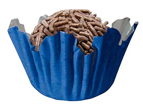 Forminha de Papel N° 3 Recortada Azul Royal - Ref. 3278 - 100 unidades - Mago - Rizzo