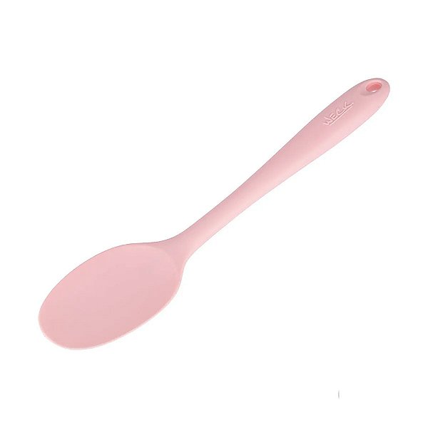 Colher de Silicone Rosa - 28cm - 1 unidade - Rizzo