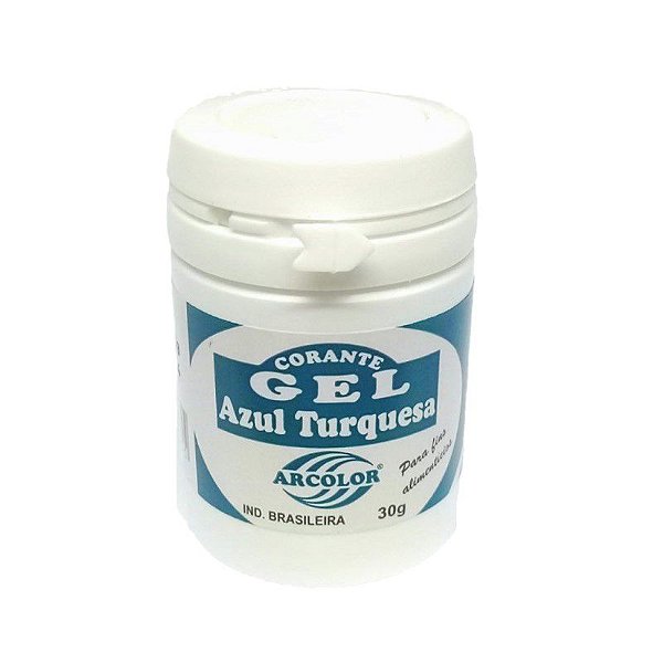 Corante Gel Turquesa 30 g Arcolor Rizzo Confeitaria