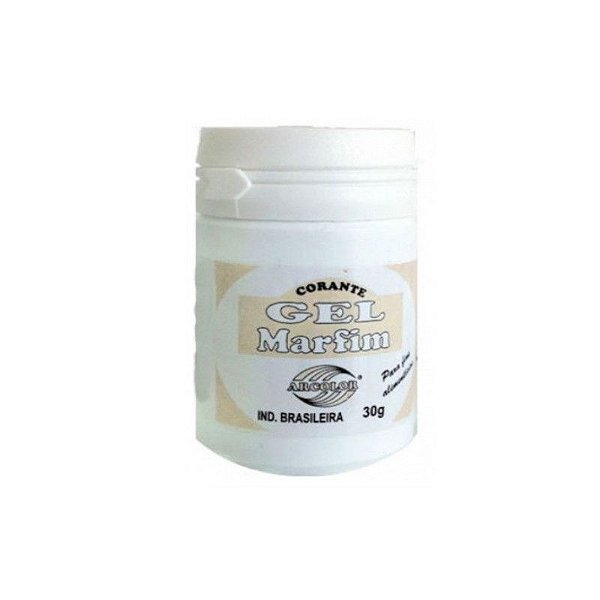 Corante Gel Marfim 30 g Arcolor Rizzo Confeitaria