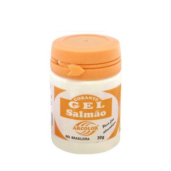 Corante Gel Salmão 30 g Arcolor Rizzo Confeitaria