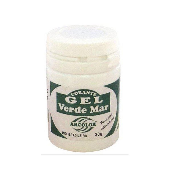 Corante Gel Verde Mar 30 g Arcolor Rizzo Confeitaria