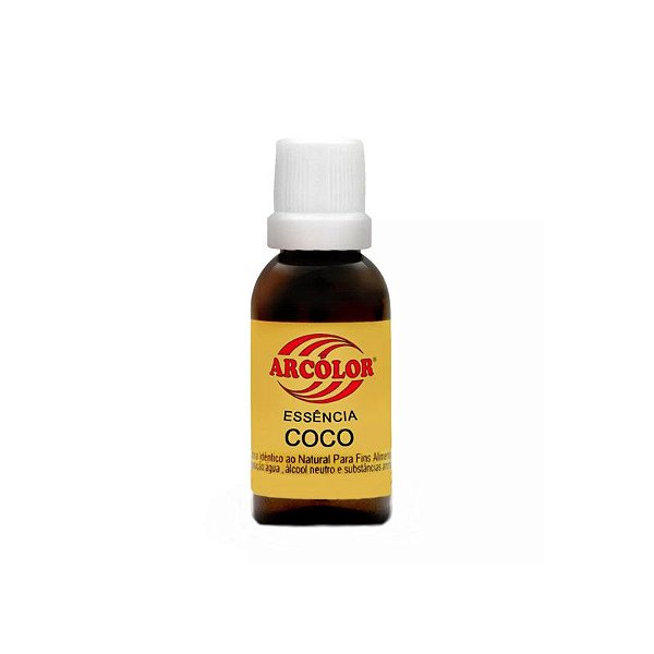 Essência Coco 30 ml Arcolor Rizzo Confeitaria