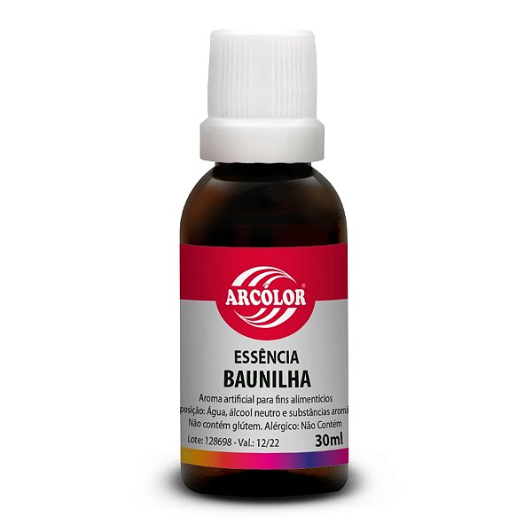 Essência de Baunilha 30 ml Arcolor