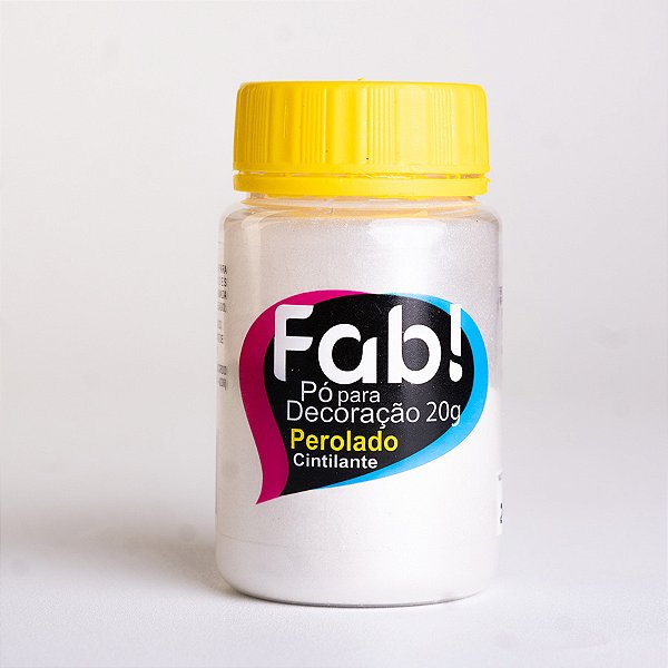 Pó para Decoração Perolado Cintilante  20g - 1 unidade - Fab - Rizzo