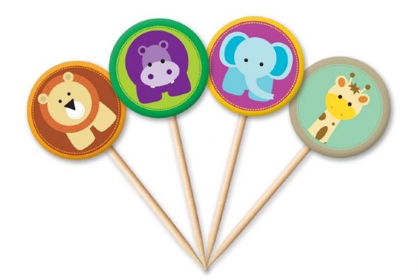 Tag Baby Bichos com 12 un. Cód. 4489 Miss Embalagens Rizzo Confeitaria