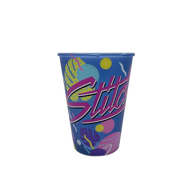 Copo Plástico Stitch Sapo - Azul Escuro - 280ml - 1 unidade - Plasútil - Rizzo