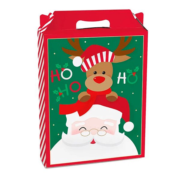 Caixa Matela Vertical - Natal Hohoho - 1 unidade - Cromus - Rizzo