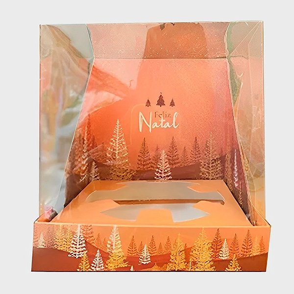 Mini Caixa de Panetone - 10x10x10cm - 1 unidade - Rizzo