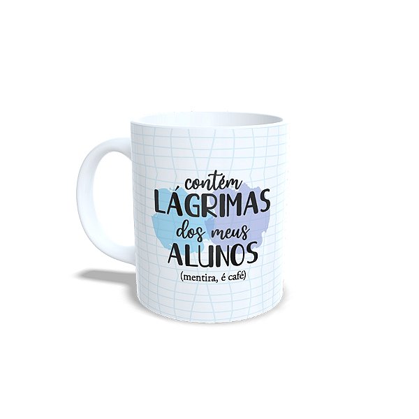 Caneca de Porcelana Lágrimas dos Alunos - 1 unidade - Rizzo