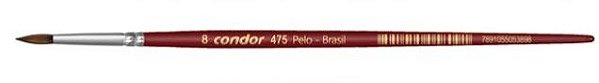 Pincel Artístico 1 un. Modelo 475-8 Condor Rizzo Confeitaria