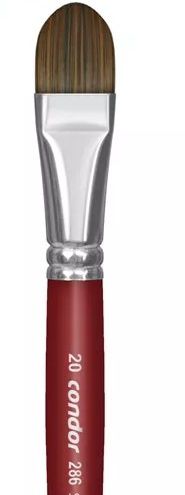 Pincel Artístico Modelo 286-20 - 1 unidade - Condor  - Rizzo
